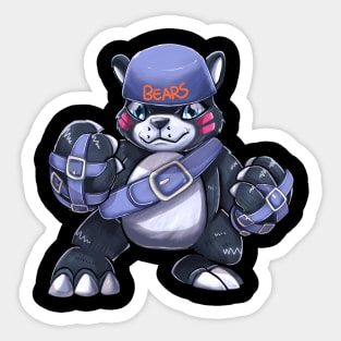 bearmon fanart Sticker